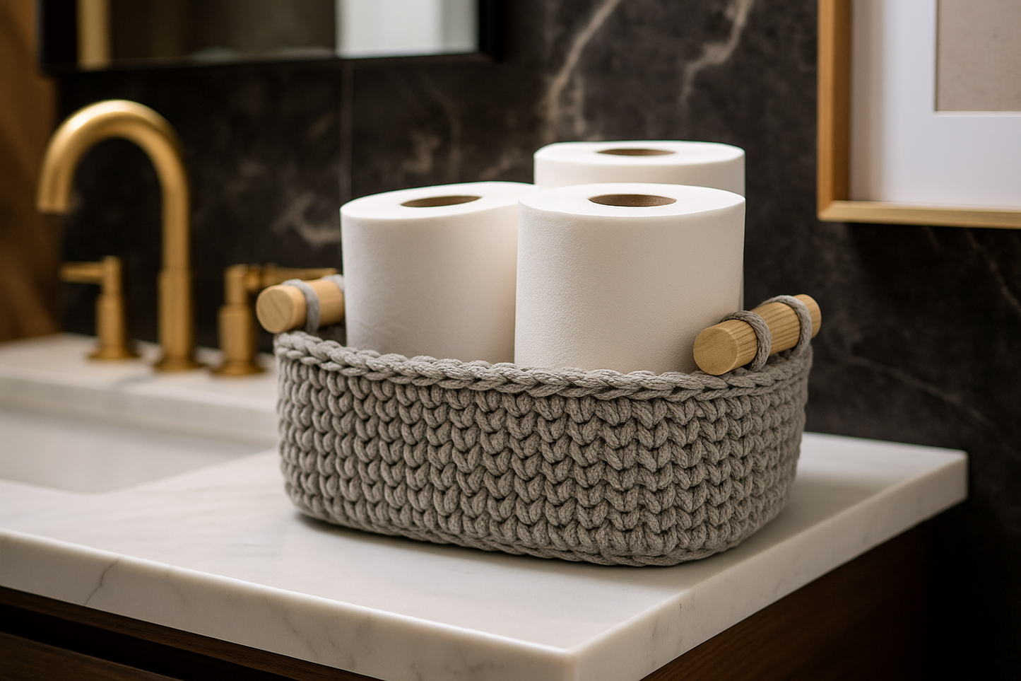 2 Jar Oval Basket